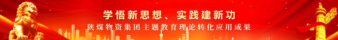 學悟新思想、實踐建新功—陜煤物資集團主題教育理論轉化應用成果